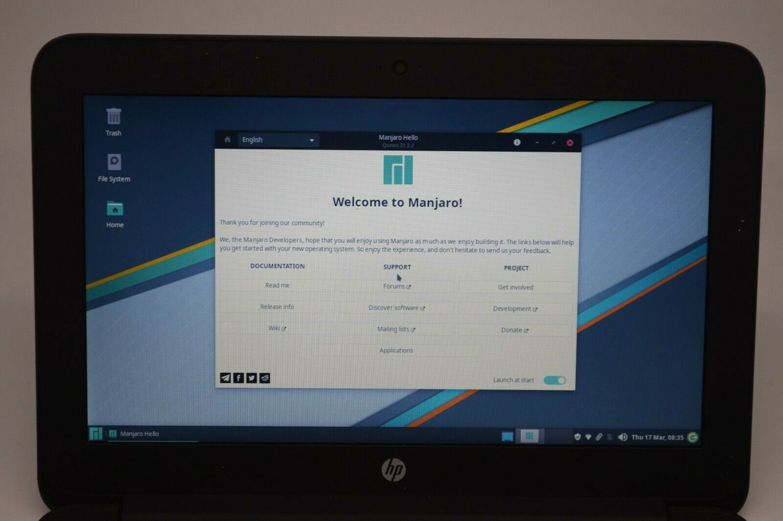 HP Linux Laptop and Wikipedia, 16GB SSD, 4GB RAM, 1.6GHz, Wikireader replacement image 4