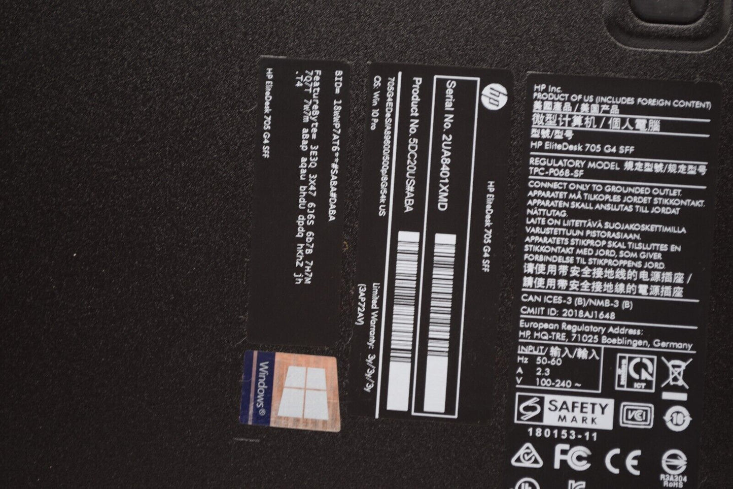 Windows 11 Pro Desktop Computer, HP, 3.40GHz, 16GB RAM, EliteDesk Custom PC image 8