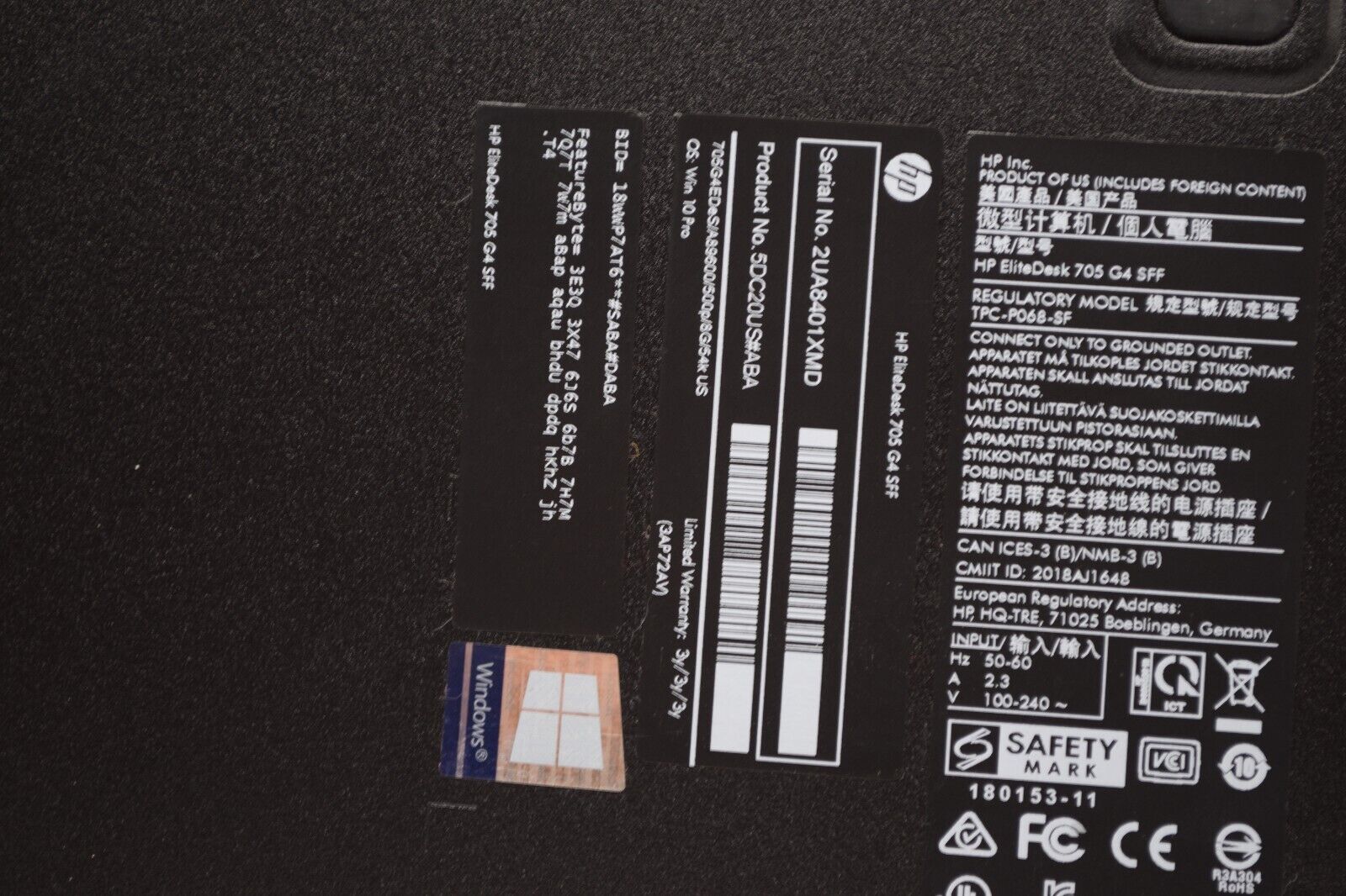 Windows 11 Pro Desktop Computer, HP, 3.40GHz, 16GB RAM, EliteDesk Custom PC image 8