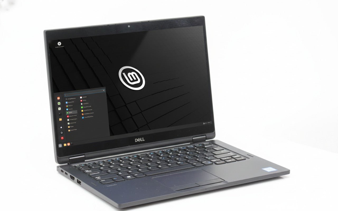 Linux Mint 22 Touchscreen 2 - in - 1 Laptop, Dell, 13.3 FHD, 2.6GHz, 8GB, 256GB SSD - Ohio Computer Sales