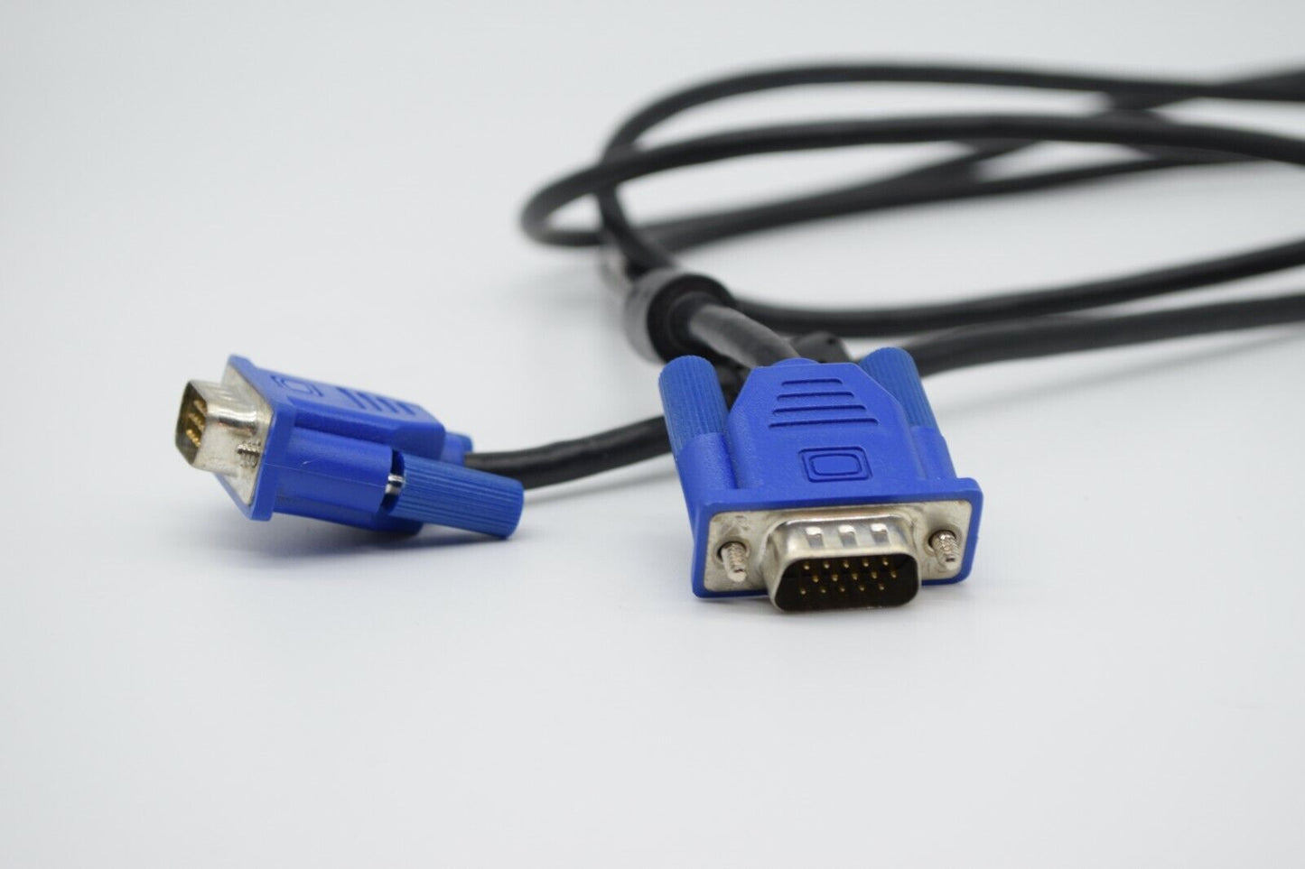 Male VGA to Male VGA 6 Foot Cable, 6' Monitor Cord, Blue Ends, Free Shipping - Ohio Computer Sales