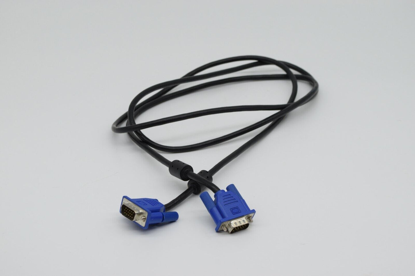 Male VGA to Male VGA 6 Foot Cable, 6' Monitor Cord, Blue Ends, Free Shipping - Ohio Computer Sales