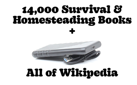 Survival Library, Offline Wikipedia & Project Gutenberg: Homesteading, Prepping, Off - grid Wikireader - Ohio Computer Sales