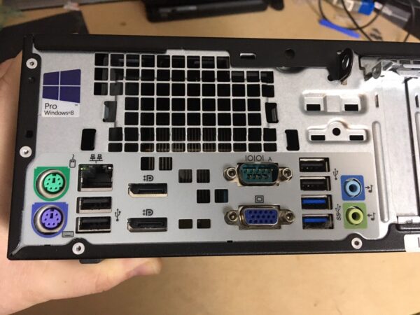 HP 800 EliteDesk SFF Windows 11 Pro Desktop, 3.30GHz i5, 250GB SSD, 8GB RAM, DVD - Image 3