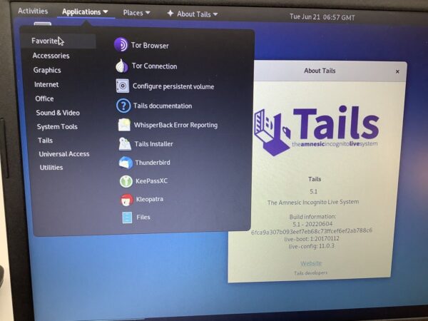 Tails 5.1 Live USB 3 Operating System: Tor Network, Anonymous Browsing, Privacy - Image 2